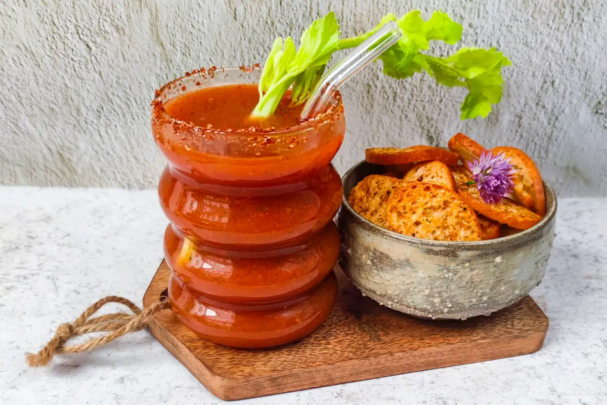 Gazpacho recept füstölt Cayenne chilis sókrusztával