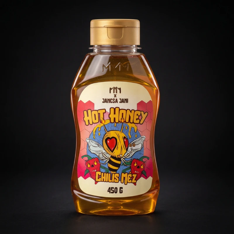 Chilis méz, Hot honey flakonban